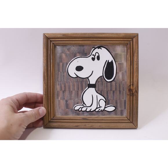 Peanuts, Snoopy, Mirror, Square, 7 inches, Wall Hanging, ~ 251013-WH 1372 - Picture 1 of 3